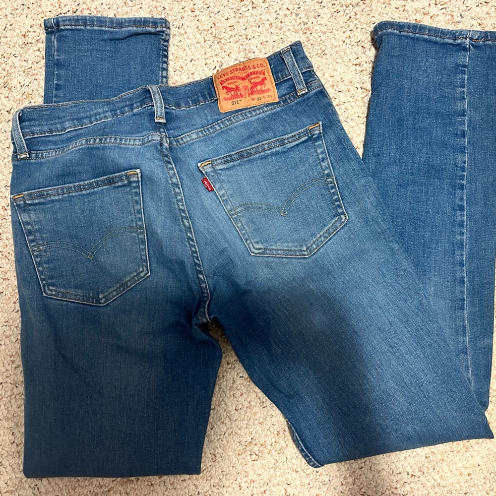 Levi's Blue Straight Jeans Classic Style 511